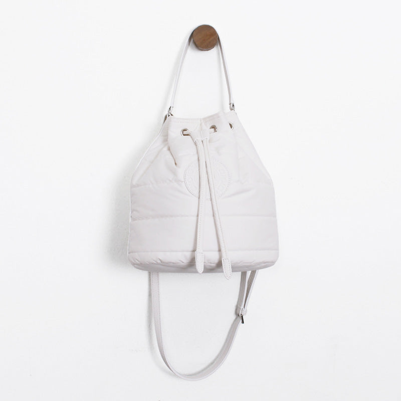 Padding white shoulder bag – miimmiim