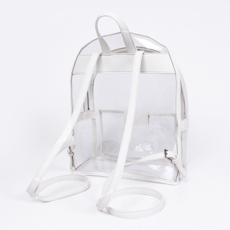 White transparent backpack Clearance